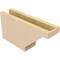 Ekena Millwork 4in. W x 8in. H x 16in. L Burlington Woodgrain TimberThane Rafter Tail, Primed Tan RFTUR04X08X16BURRCPR - alternate 4